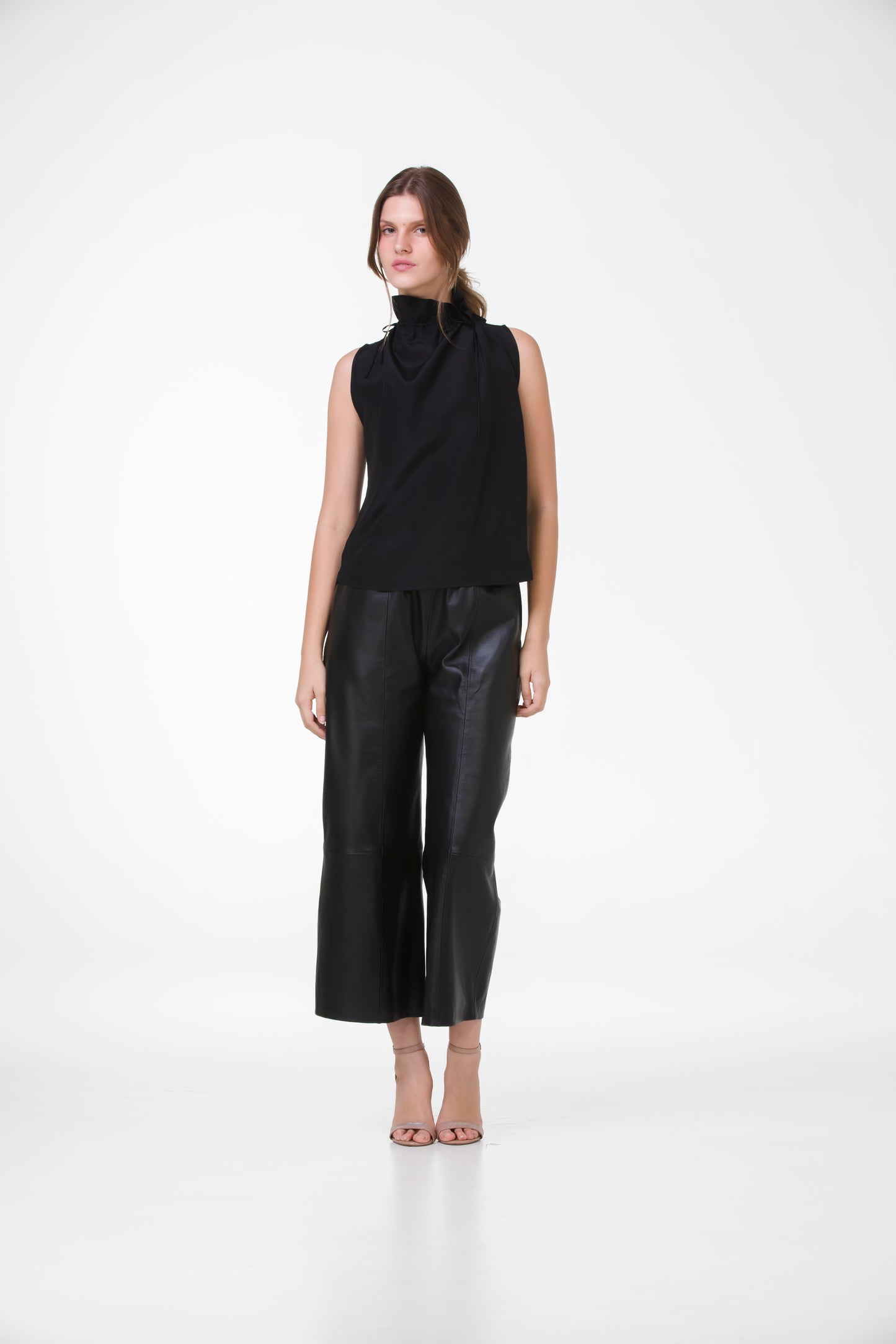 Blusa Lady em Crepe de Seda – Preto