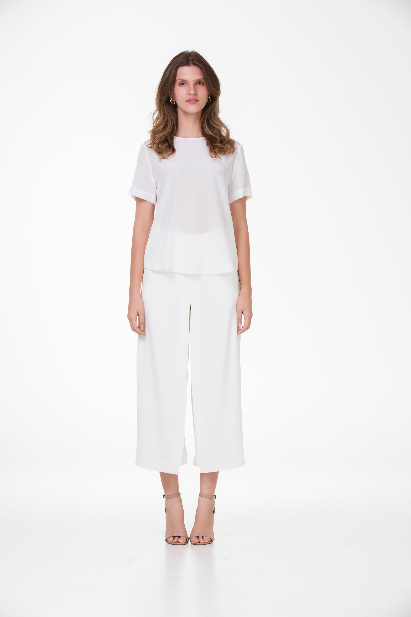 Blusa Essencial em Crepe de Seda – Off-White