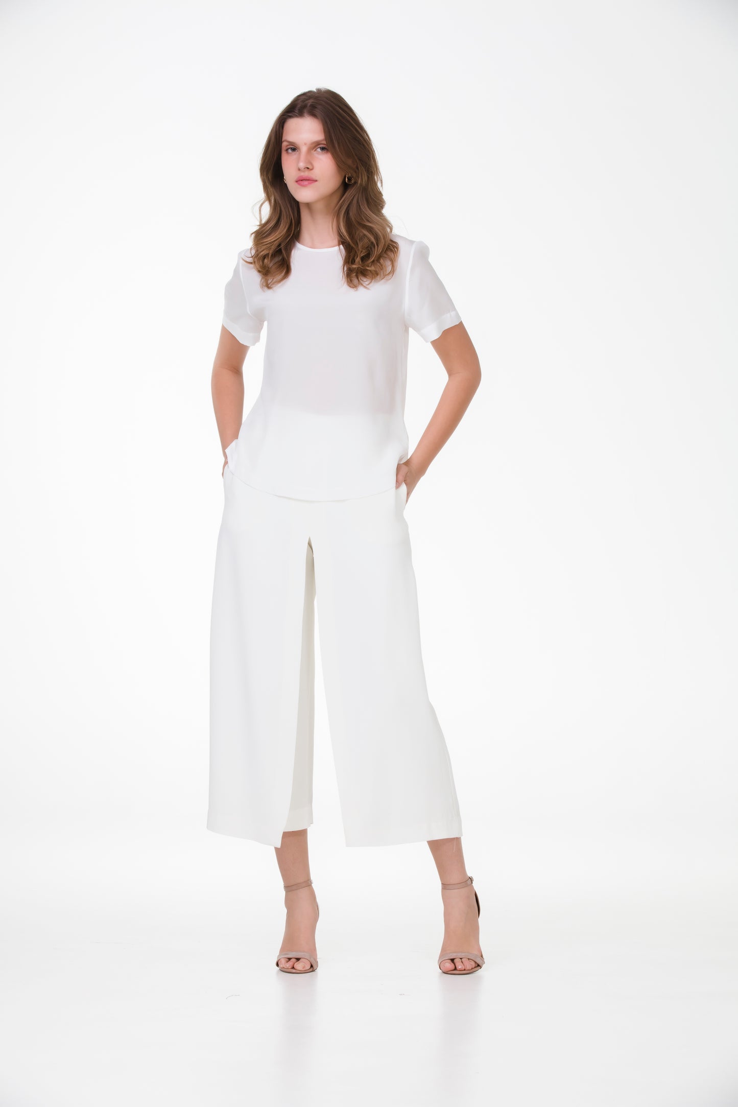 Blusa Essencial em Crepe de Seda – Off-White