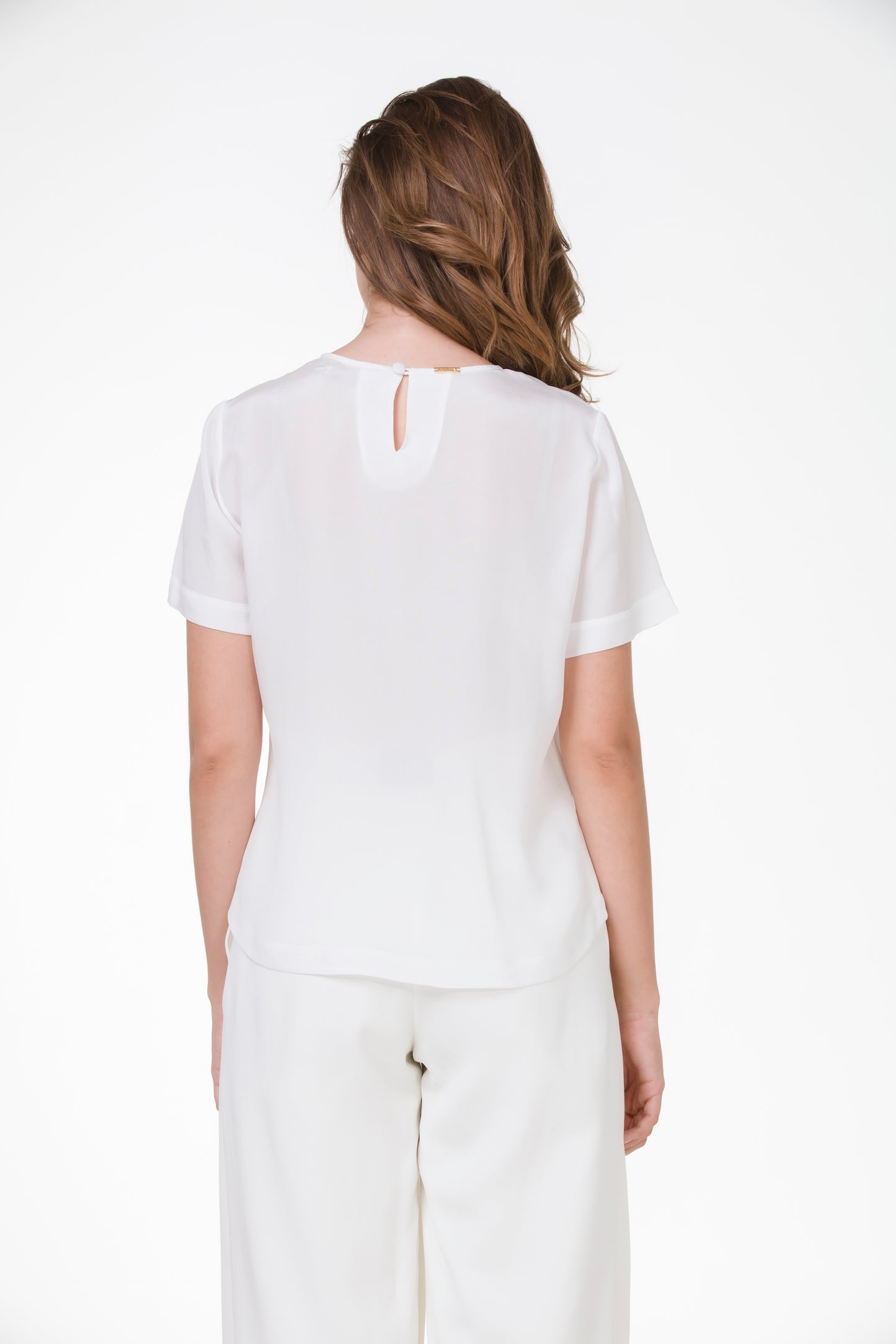 Blusa Essencial em Crepe de Seda – Off-White