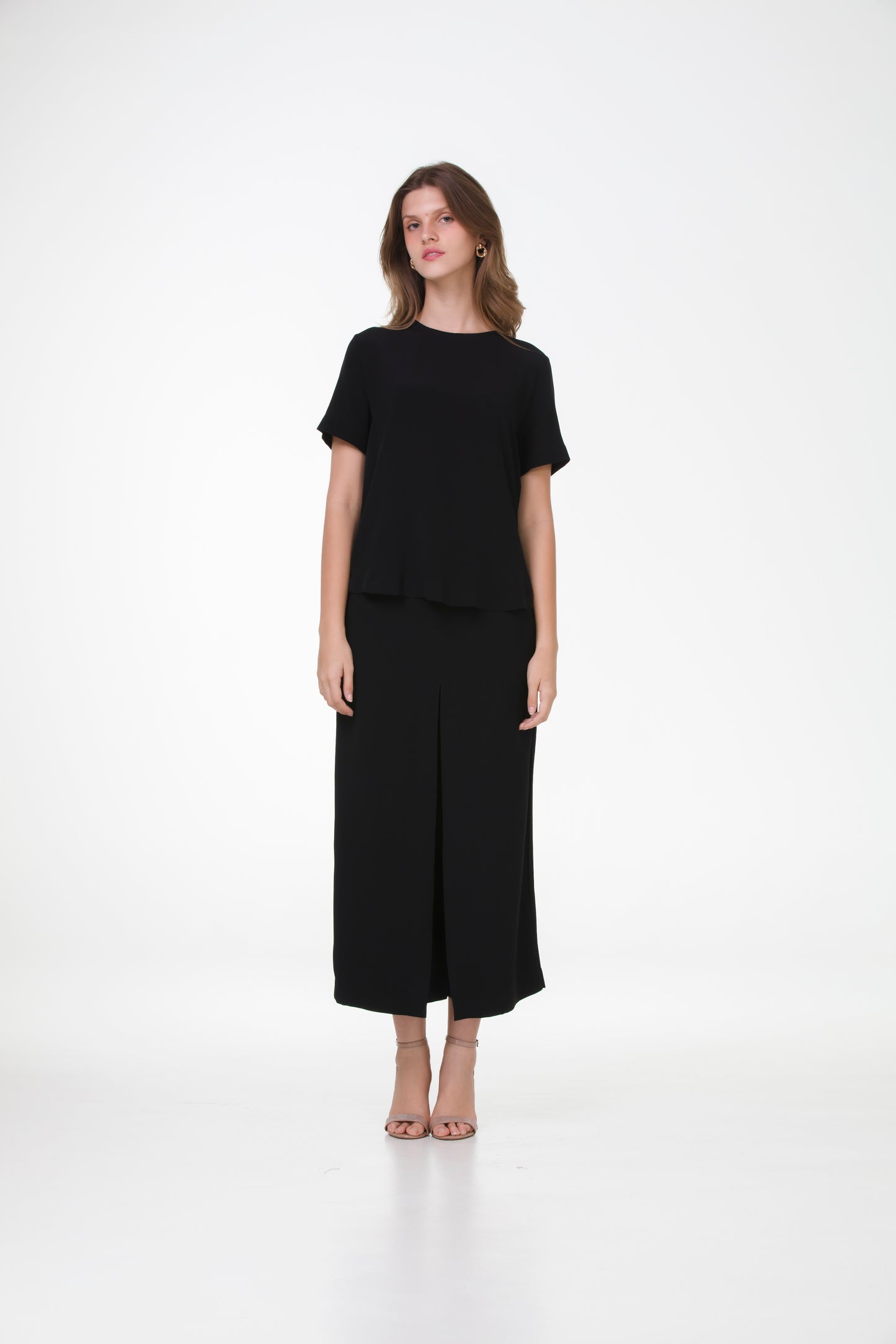 Blusa Essencial em Crepe de Seda – Preto