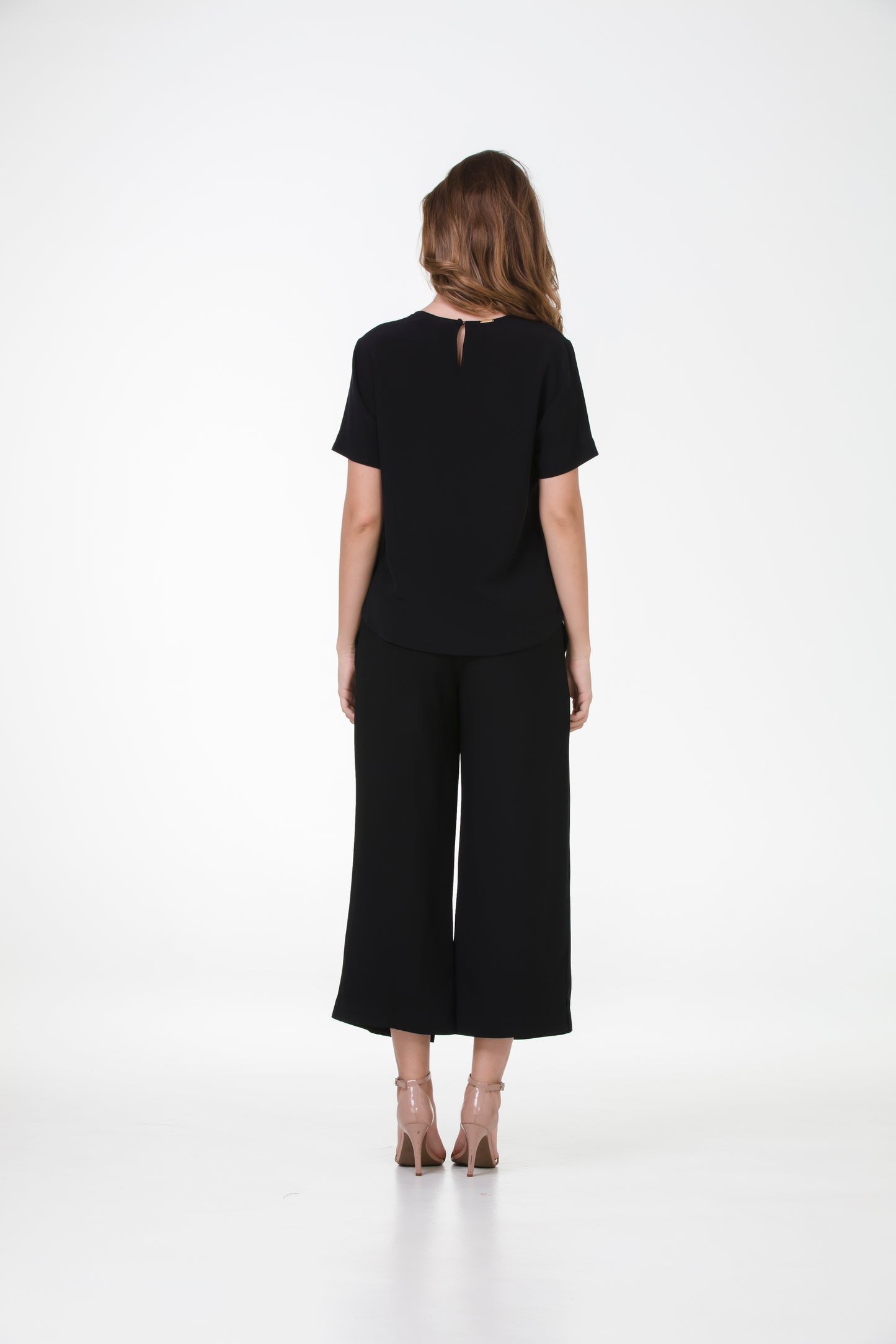 Blusa Essencial em Crepe de Seda – Preto