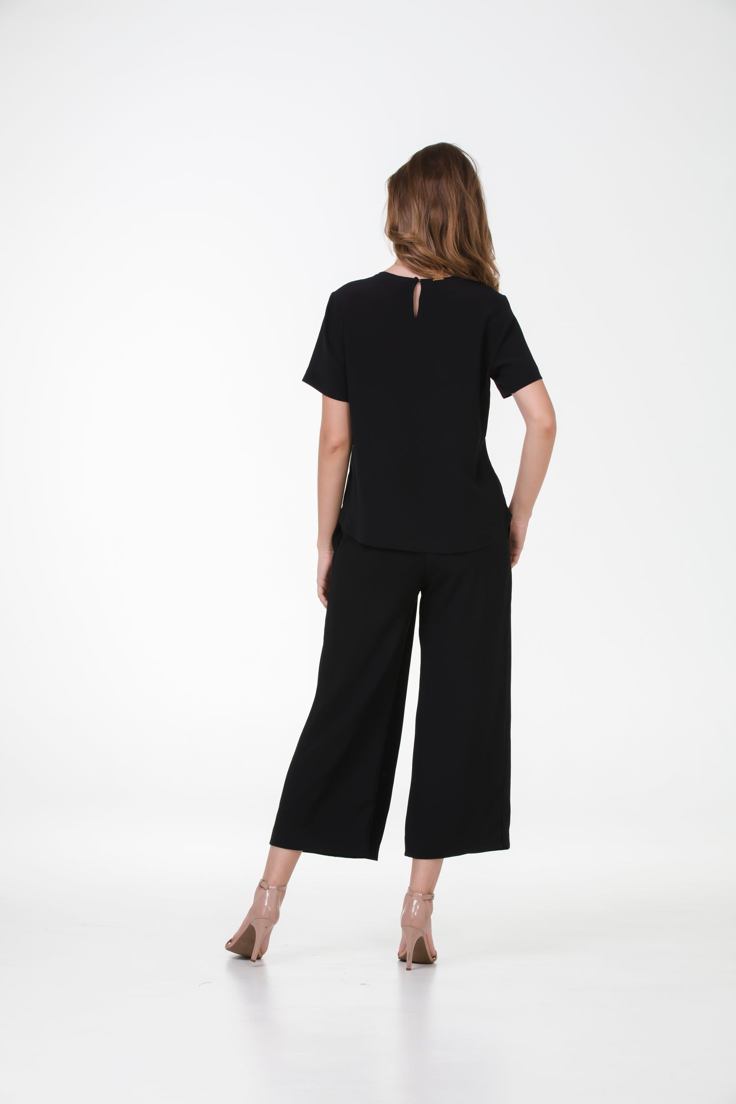 Blusa Essencial em Crepe de Seda – Preto