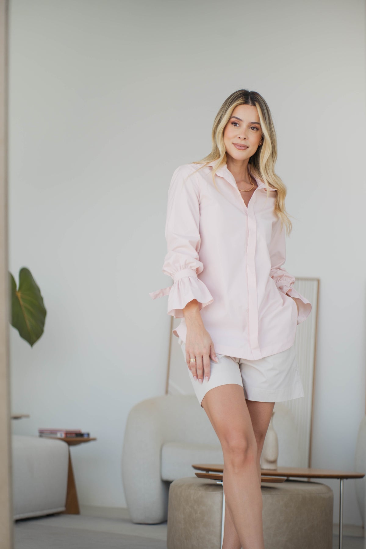 Camisa Firenze - Rosa Pó