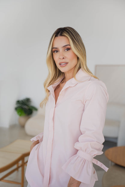 Camisa Firenze - Rosa Pó
