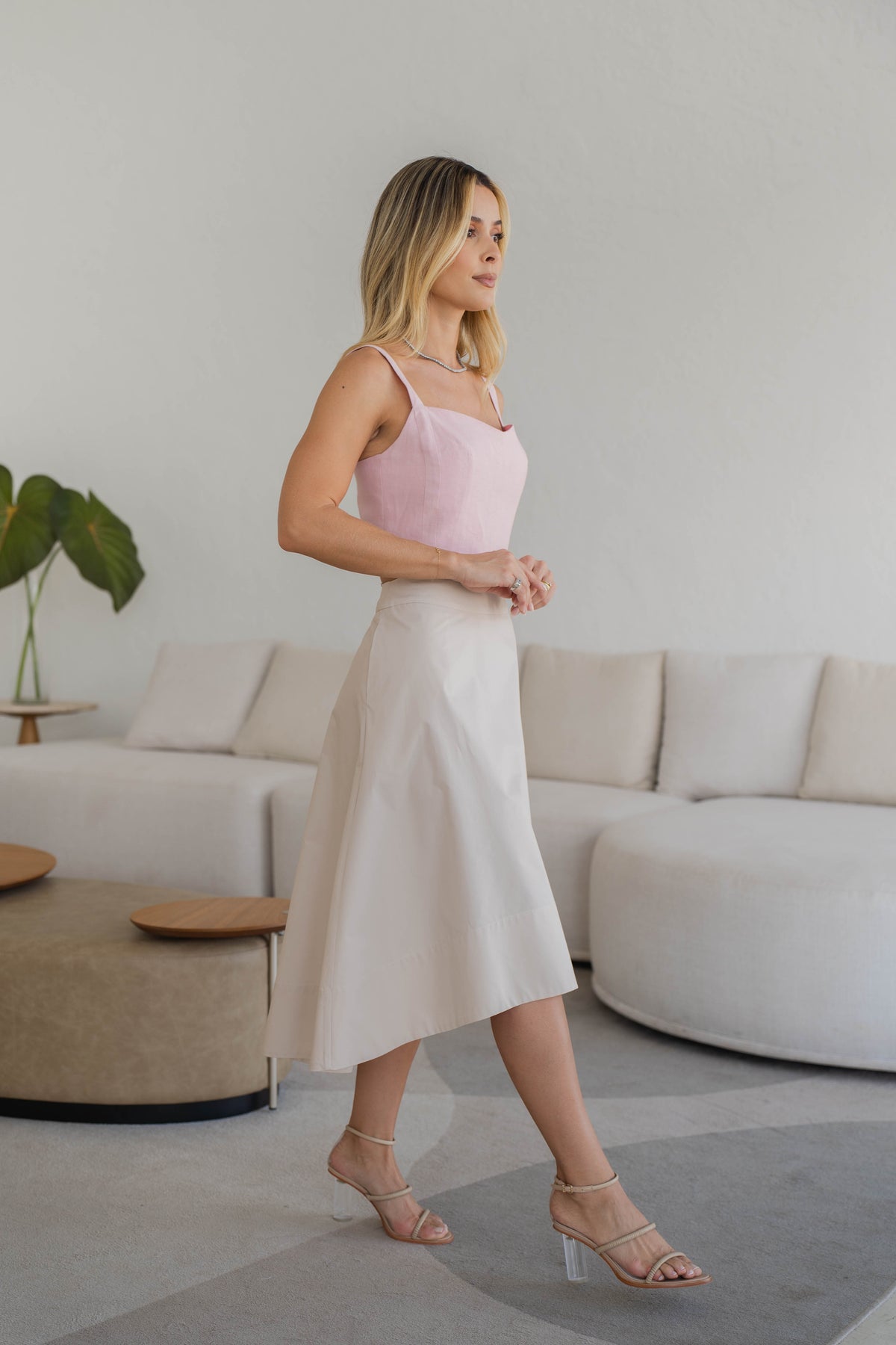Saia Fiore - Nude Areia