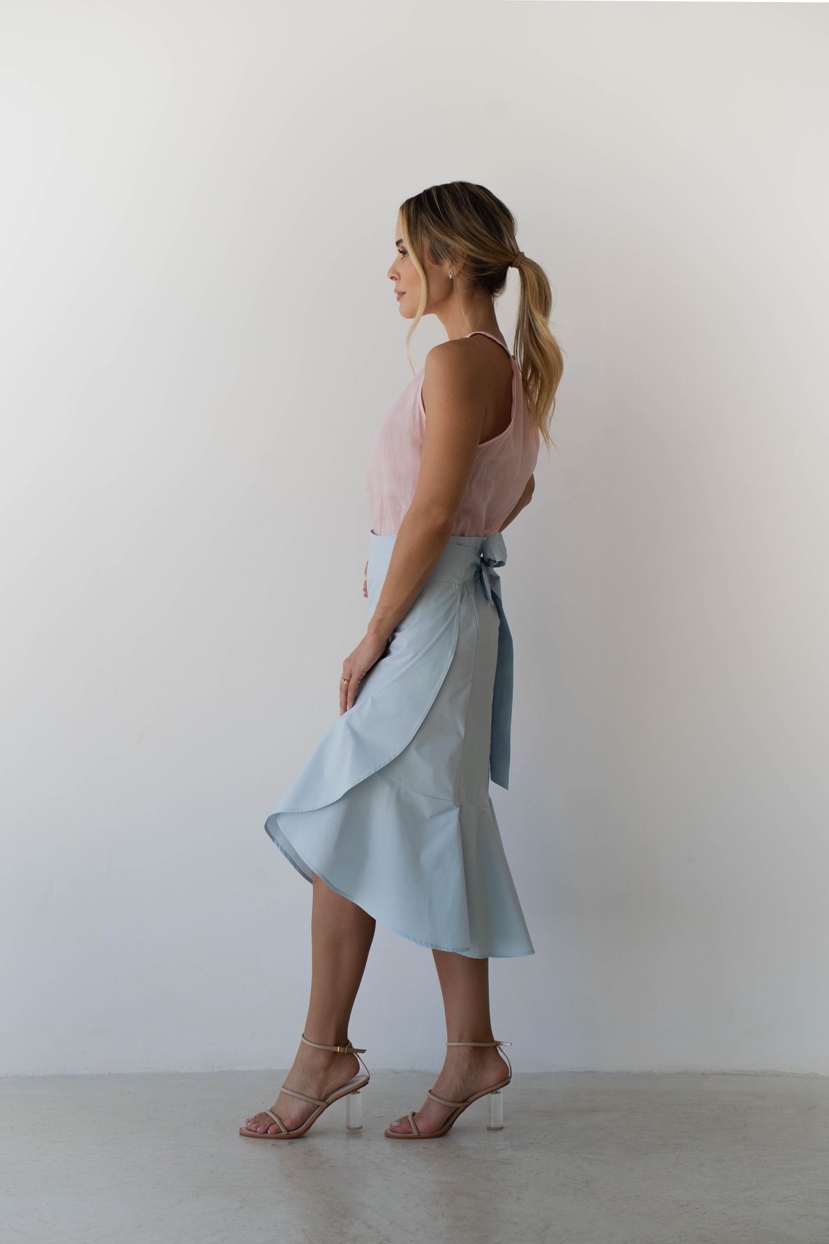 Saia Siena Cachequer - Azul Névoa