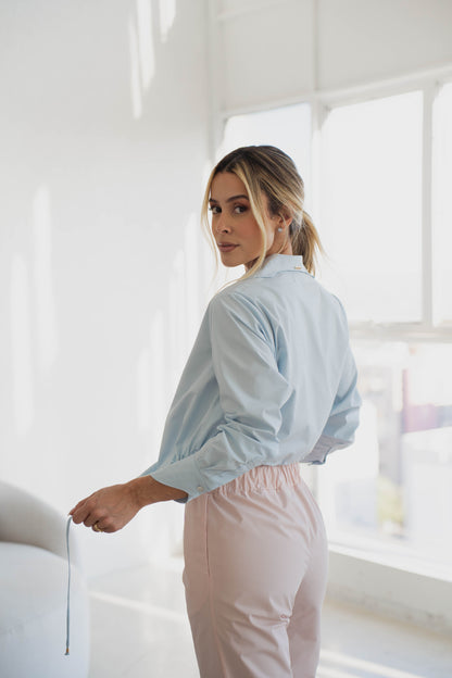 Camisa Cora - Azul Névoa